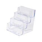 Business Card Holder Promo Stand 4 Tier Landscape