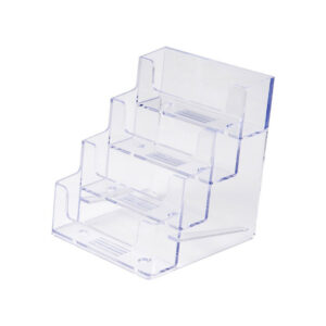 Business Card Holder Promo Stand 4 Tier Landscape