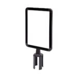 Μαύρο Barrier Flexi Belt Post Economy Sign Holder A4