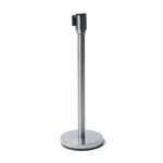 Chrome Barrier Flexi Belt Post Economy με 25 m Μαύρο Belt
