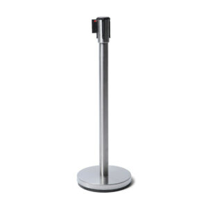 Chrome Barrier Flexi Belt Post Economy με 25 m Μαύρο Belt