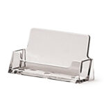 Business Card Holder Promo Stand 1 Tier Landscape 17 mm Pocketdepth