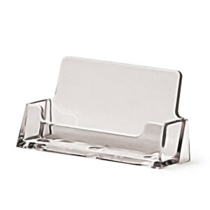Business Card Holder Promo Stand 1 Tier Landscape 17 mm Pocketdepth
