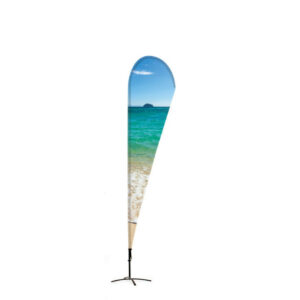 Beach Flag Διαφημιστική Σημαία Alu Drop 235 cm Total Height με Luxurious Bag