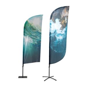 Beach Flag Διαφημιστική Σημαία Alu Wind 205 cm Total Height