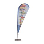Beach Flag Διαφημιστική Σημαία Fiber Wind/Drop Large