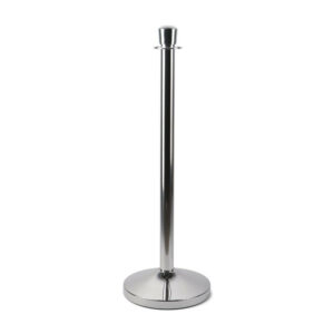 Barrier Chrome Rope Stand με Dome Top