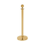 Barrier Gold Rope Stand με Ball Top