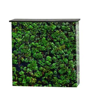 Promo Stand Fabric Τραπέζι Top Ασημί