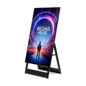 Digital A-Board Stand Πεζοδρομίου Easel με 55" Samsung Screen