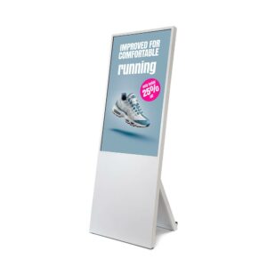 Digital A-Board Stand Πεζοδρομίου Spectrum 43" με Samsung Screen Λευκό