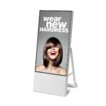 Smart Line Digital A-Board Stand Πεζοδρομίου Λευκό με 43" Samsung Screen