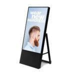Smart Line Digital A-Board Stand Πεζοδρομίου Μαύρο με 43" Samsung Screen