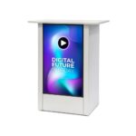 Digital Promo Stand Futuro με 32" Samsung Screen Vertical Λευκό