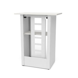 Digital Promo Stand Futuro 32" Vertical Housing Only Λευκό
