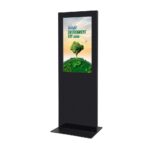 Digital Slim Totem Μαύρο με 43" Samsung Screen και Touch Μεμβράνη