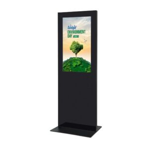 Digital Slim Totem Μαύρο με 43" Samsung Screen και Touch Foil