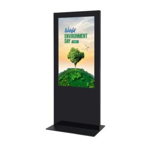 Digital Slim Totem Μαύρο με 55" Samsung Screen και Touch Foil