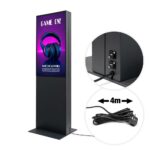 Smart Line Totem Διπλής Όψης Λευκό με 43" Samsung Screen