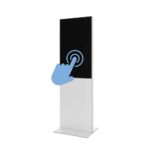 Smart Line Digital Totem με 43" Samsung Touchscreen Λευκό