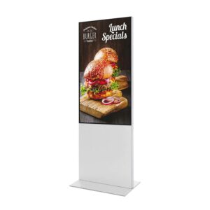 Smart Line Digital Totem με 55" Samsung Screen Λευκό