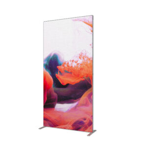 FlexFrame Τοίχος Προβολής Set 100 x 200 cm Ασημί