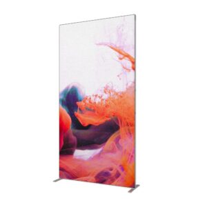 FlexFrame Τοίχος Προβολής Set 120 x 230 cm Ασημί (incl. Σετ Επέκτασης 30 cm)