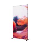 FlexFrame Τοίχος Προβολής Set 100 x 200 cm Μαύρο