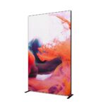 FlexFrame Τοίχος Προβολής Set 120 x 200 cm Μαύρο