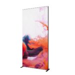 FlexFrame Τοίχος Προβολής Set 120 x 250 cm Μαύρο (incl. Σετ Επέκτασης 50 cm)