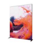 FlexFrame Τοίχος Προβολής Set 150 x 200 cm Μαύρο