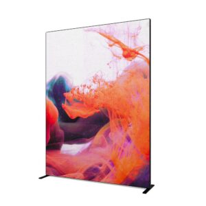 FlexFrame Τοίχος Προβολής Set 150 x 200 cm Μαύρο