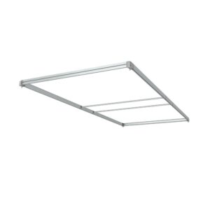 FlexFrame Roof 100 x 230 cm Ασημί (incl. Σετ Επέκτασης 30 cm)
