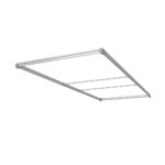 FlexFrame Roof 100 x 250 cm Ασημί (incl. Σετ Επέκτασης 50 cm)