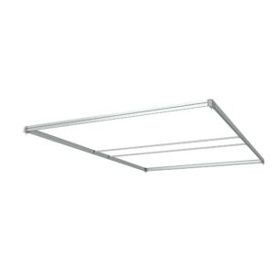 FlexFrame Roof 150 x 230 cm Ασημί (incl. Σετ Επέκτασης 30 cm)