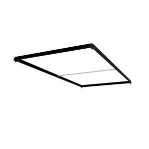 FlexFrame Roof 100 x 200 cm Μαύρο