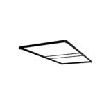 FlexFrame Roof 100 x 230 cm Μαύρο (incl. Σετ Επέκτασης 30 cm)
