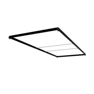FlexFrame Roof 100 x 250 cm Μαύρο (incl. Σετ Επέκτασης 50 cm)