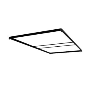 FlexFrame Roof 120 x 230 cm Μαύρο (incl. Σετ Επέκτασης 30 cm)
