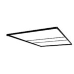 FlexFrame Roof 150 x 250 cm Μαύρο (incl. Σετ Επέκτασης 50 cm)