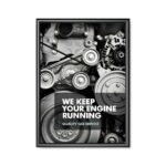 25 mm Κορνίζα Snap Frame Γωνίες 45° 50 x 70 cm Μαύρο