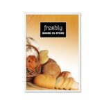 25 mm Κορνίζα Snap Frame Γωνίες 45° 70 x 100 cm Λευκό