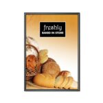 25 mm Κορνίζα Snap Frame Γωνίες 45° 70 x 100 cm Μαύρο