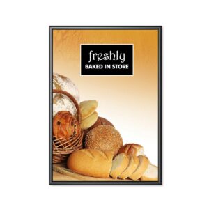 25 mm Κορνίζα Snap Frame Γωνίες 45° 70 x 100 cm Μαύρο