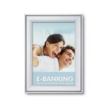 37 mm Design Κορνίζα Snap Frame Compasso® Γωνίες 45° A3 Weather Resistant