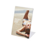 L Stand Menu Holder Acrylic Portrait A3
