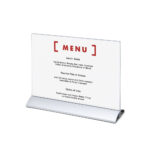 Menu Card Holder Landscape A4