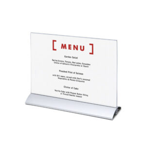 Menu Card Holder Landscape A4