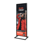 Poster Display Decor Click 2xA1 Διπλής Όψης Μαύρο