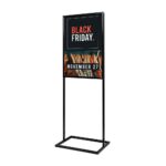 Poster Display Decor Click A1 Διπλής Όψης Μαύρο